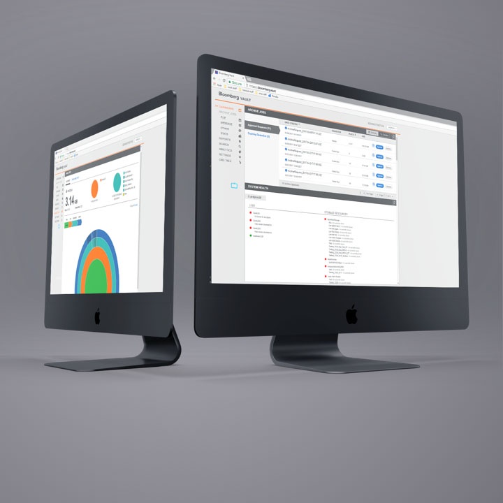Bloomberg Vault - an AndPlus fintech web application