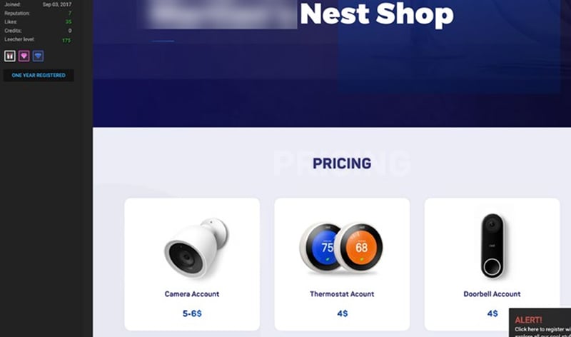 marketplace selling other peoples nest access