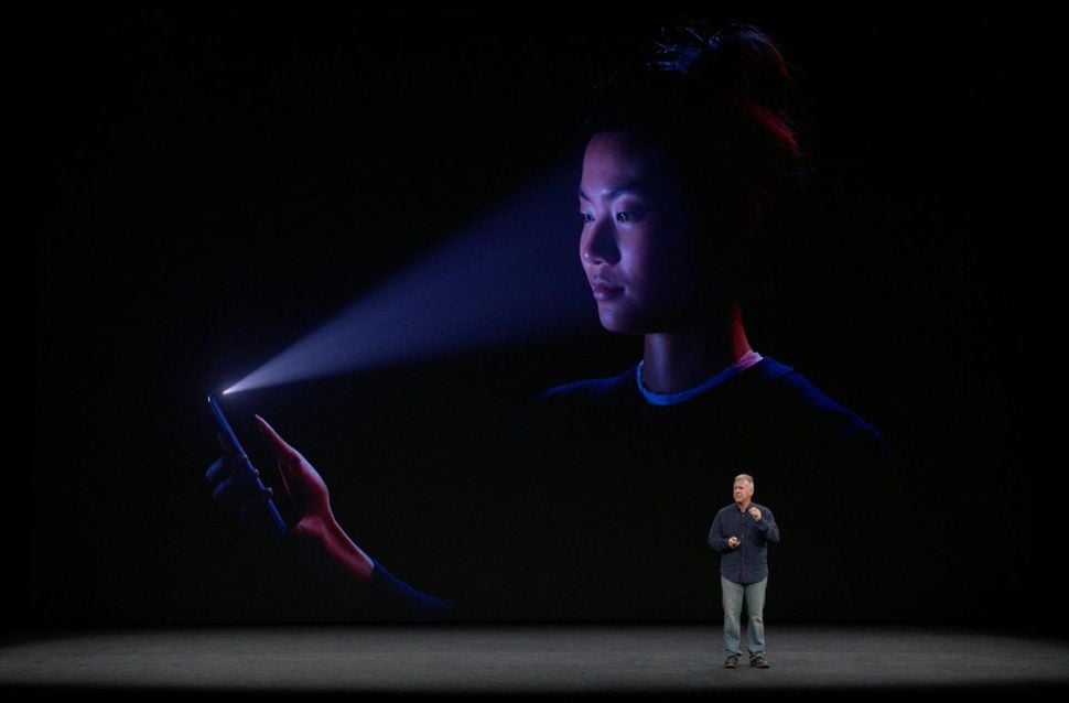 check the post:Apple's Face ID is a Triumph of Machine Learning Technology for a description of the image 