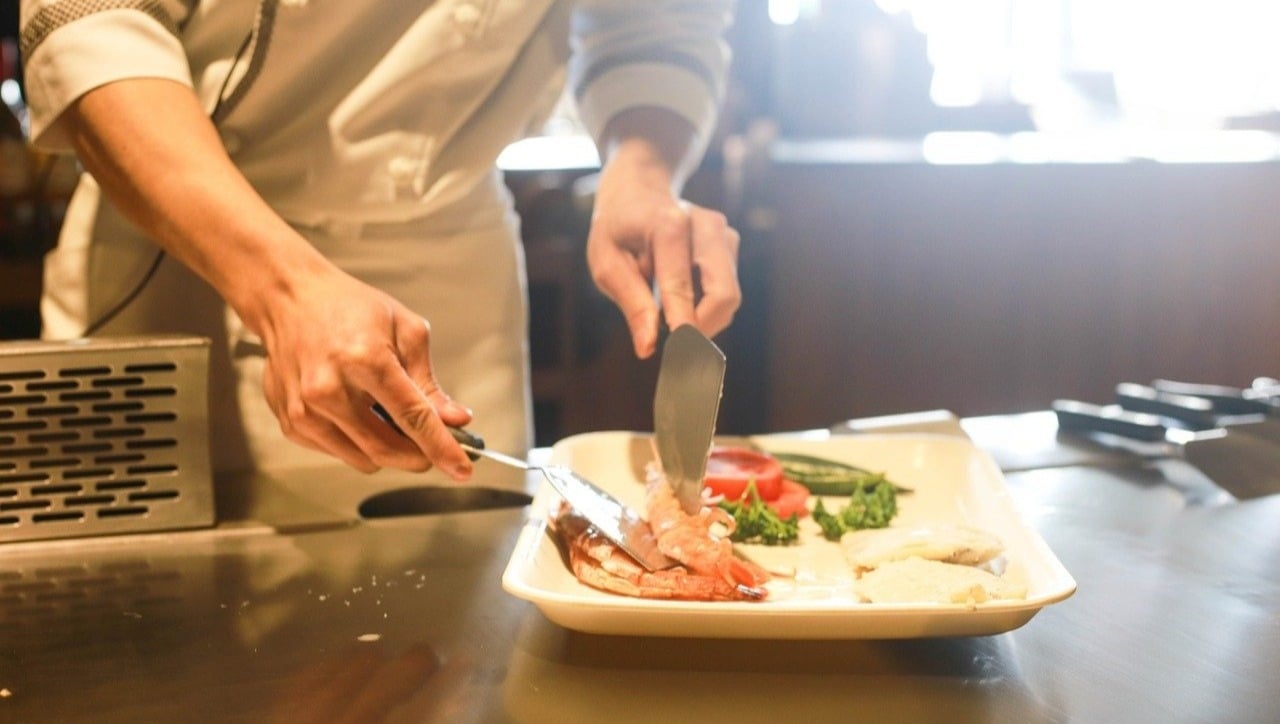 chef preparing meal