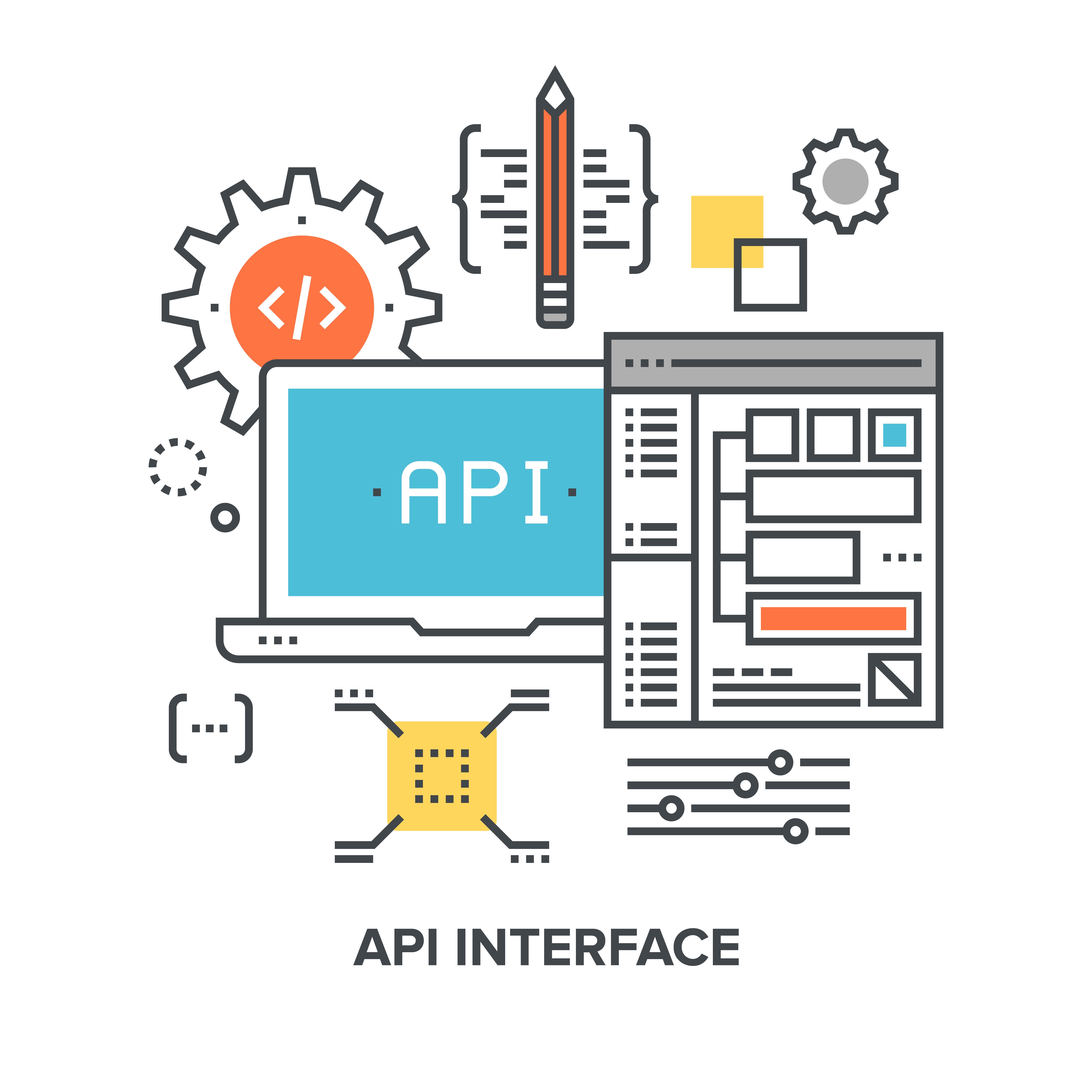 check the post:What Is an API and How Does It Help You? for a description of the image 